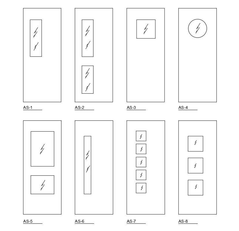 wood fire door vision panel type asicofiredoor